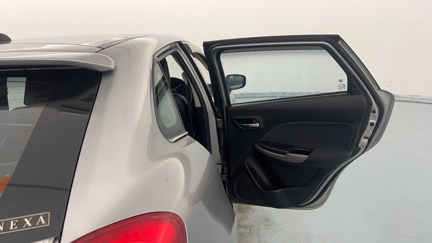 Used 2022 Maruti Suzuki Baleno Delta Petrol Manual interior RIGHT REAR DOOR OPEN VIEW
