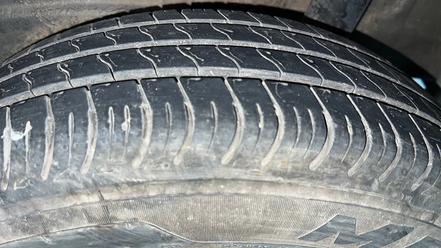 Used 2025 Maruti Suzuki Wagon R VXI 1.0 CNG Cng Manual tyres LEFT REAR TYRE TREAD VIEW