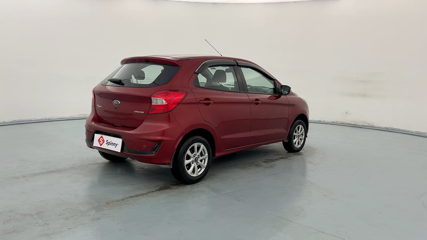 Used 2019 Ford Figo Titanium 1.2 Ti-VCT MT Petrol Manual exterior RIGHT REAR CORNER VIEW