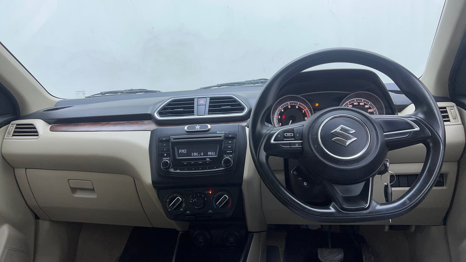 Used 2019 Maruti Suzuki Dzire VXi AMT Petrol Automatic interior DASHBOARD VIEW