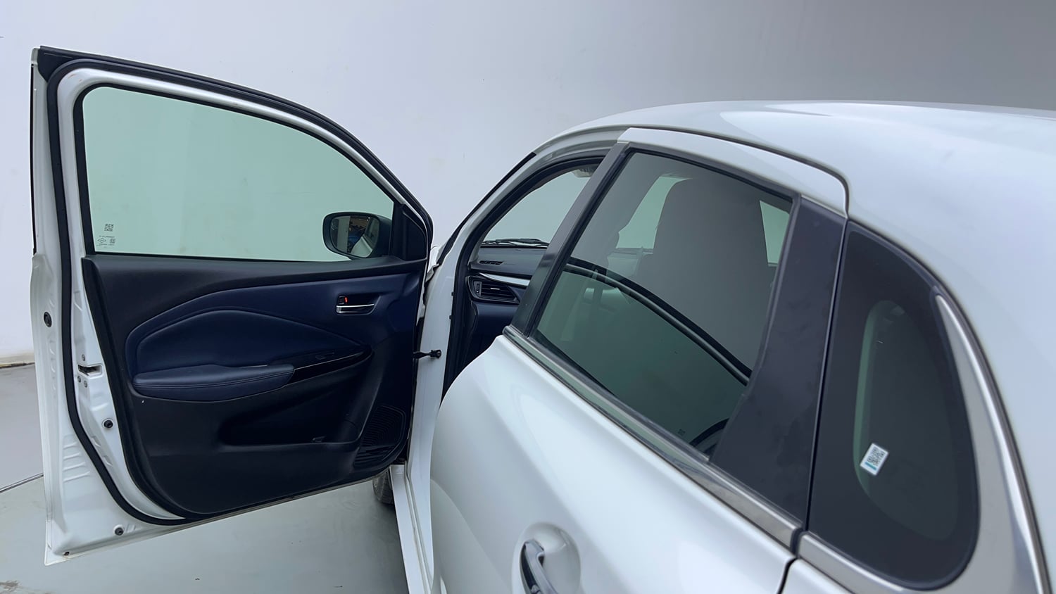 Used 2023 Maruti Suzuki Baleno Alpha AGS Petrol Automatic interior LEFT FRONT DOOR OPEN VIEW