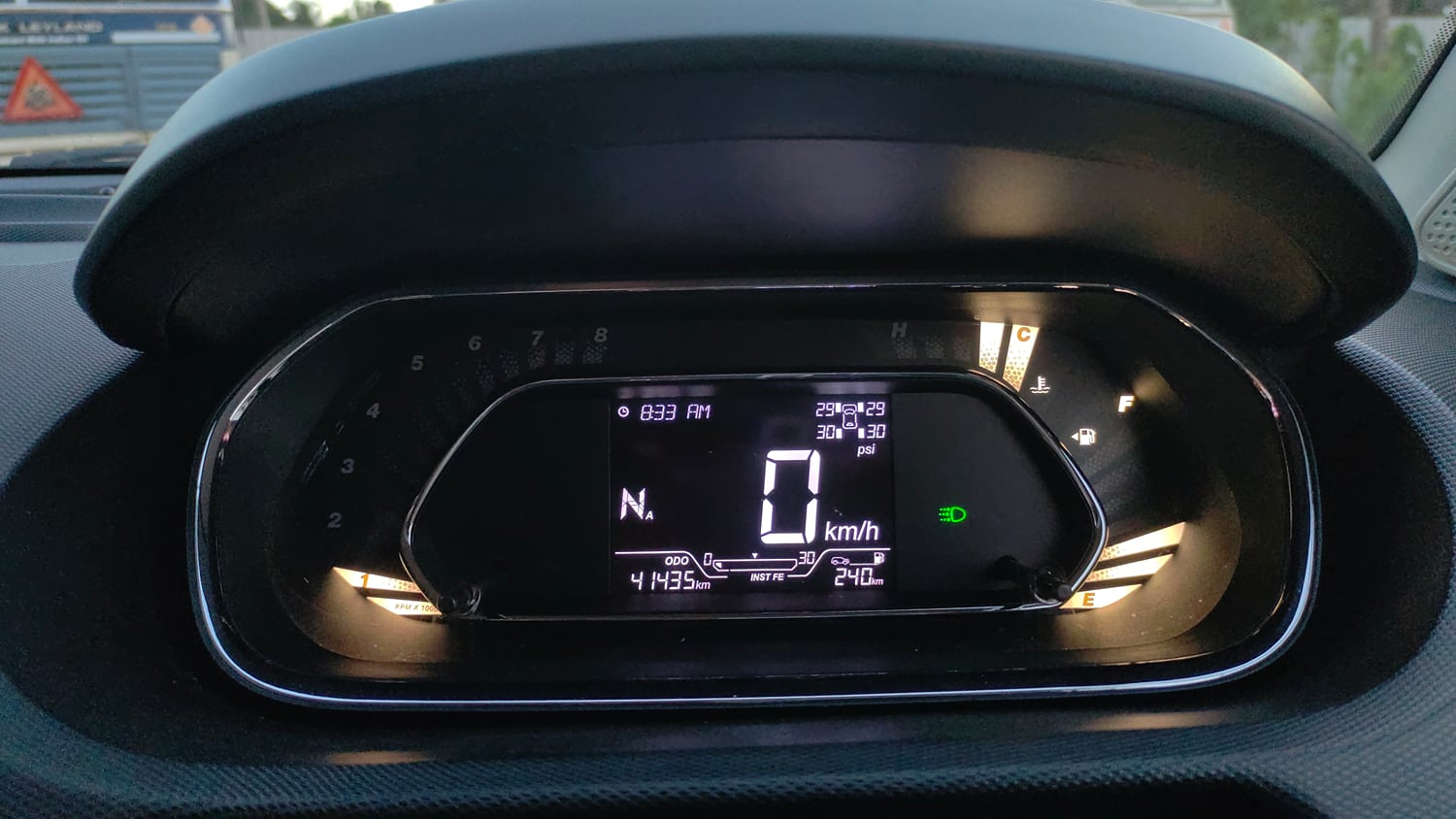 Used 2023 Tata Tiago XZA Plus Petrol Automatic interior CLUSTERMETER VIEW