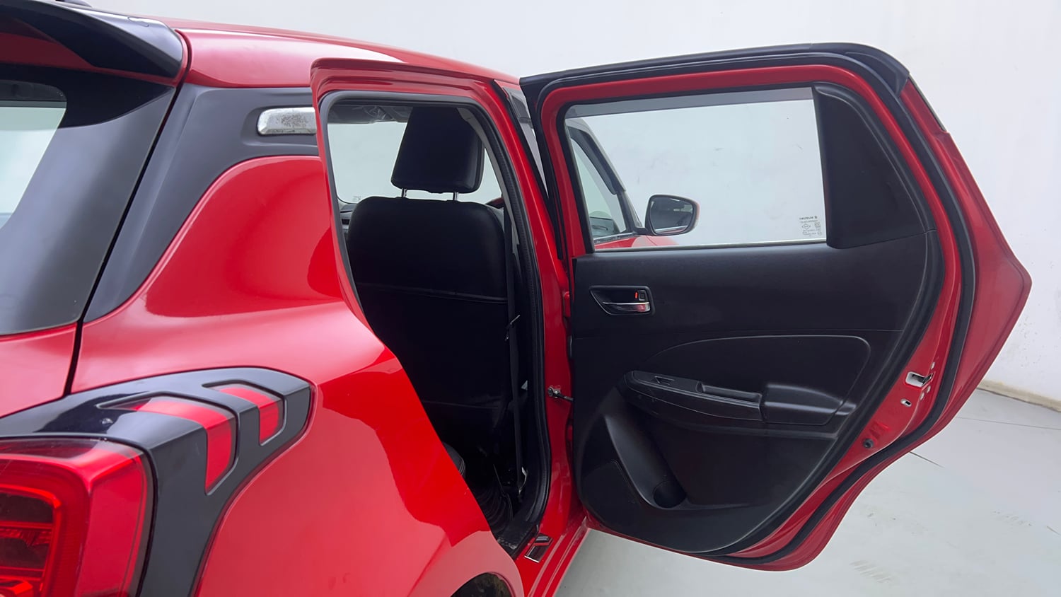 Used 2023 Maruti Suzuki Swift VXi Petrol Manual interior RIGHT REAR DOOR OPEN VIEW
