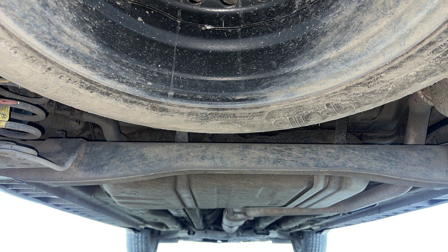 Used 2021 Hyundai Alcazar Platinum (O) 6 STR 2.0 Petrol AT Petrol Automatic extra REAR UNDERBODY VIEW (TAKEN FROM REAR)