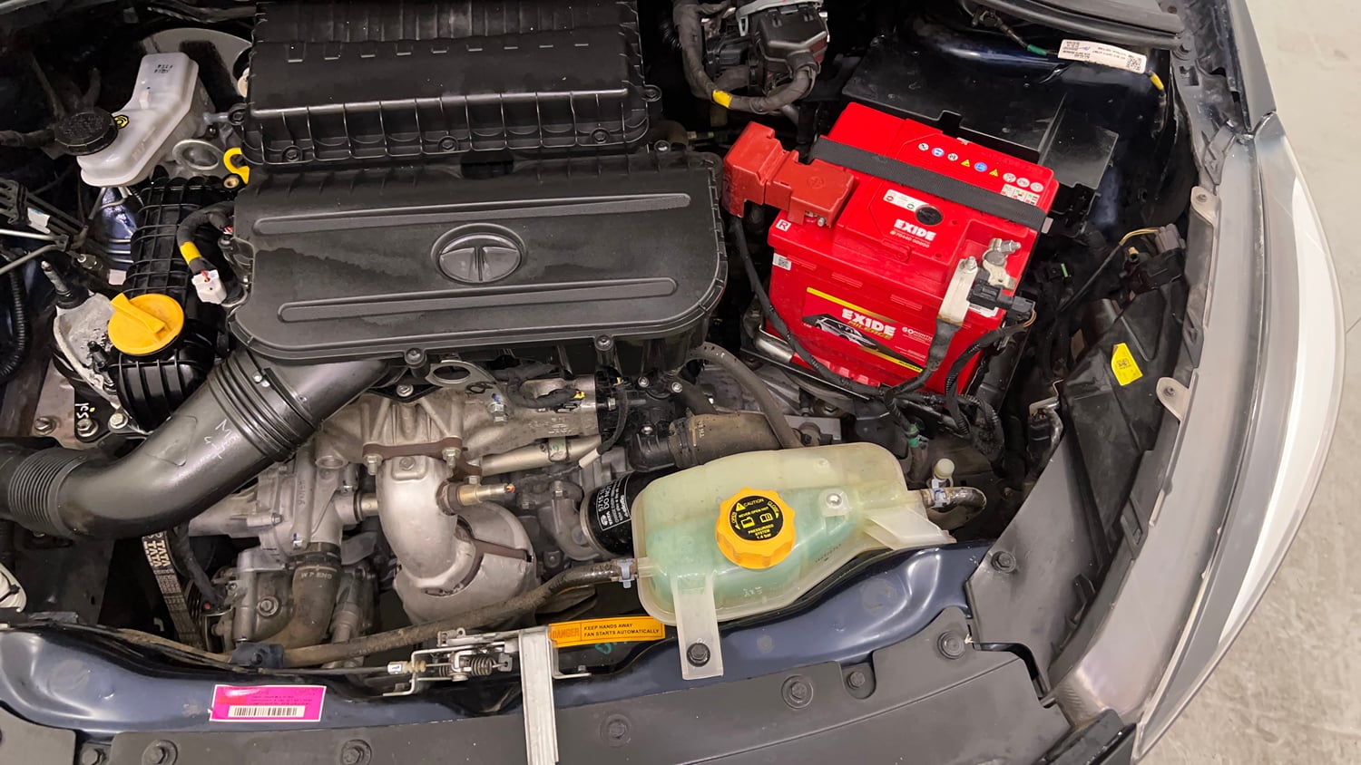 Used 2022 Tata Tigor XZ Plus Petrol Manual engine ENGINE LEFT SIDE VIEW