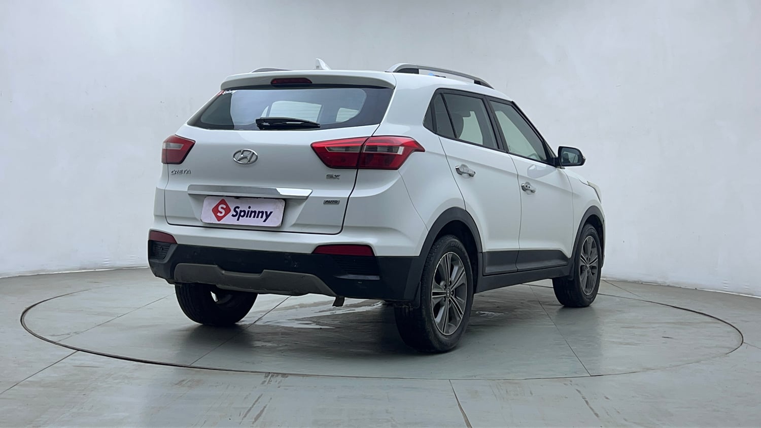 Used 2016 Hyundai Creta 1.6 SX Plus AT Petrol Petrol Automatic exterior RIGHT REAR CORNER VIEW