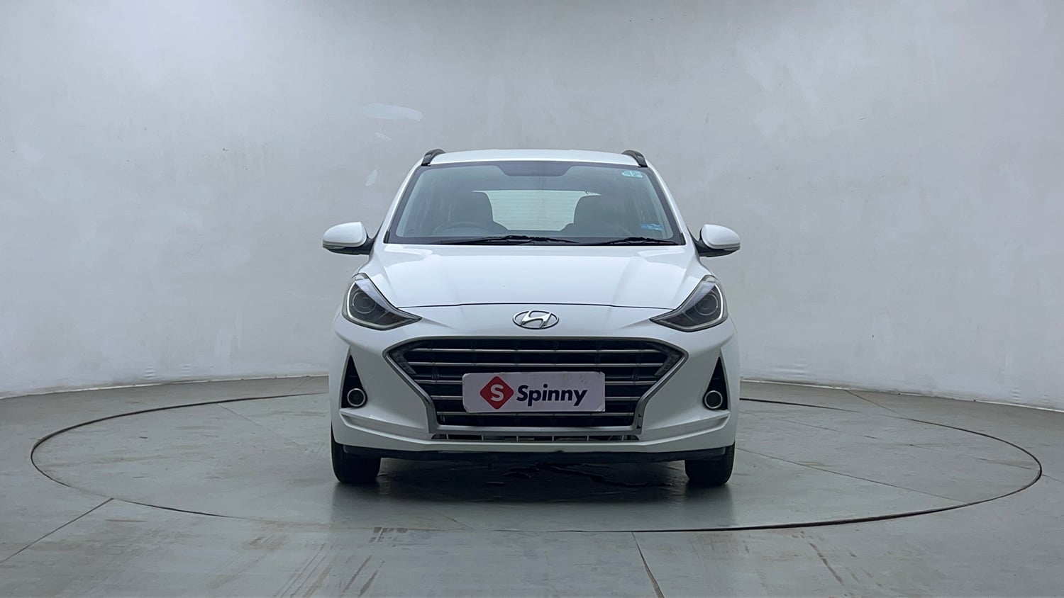 Used 2020 Hyundai Grand i10 Nios Sportz AMT 1.2 Kappa VTVT Petrol Automatic exterior FRONT VIEW