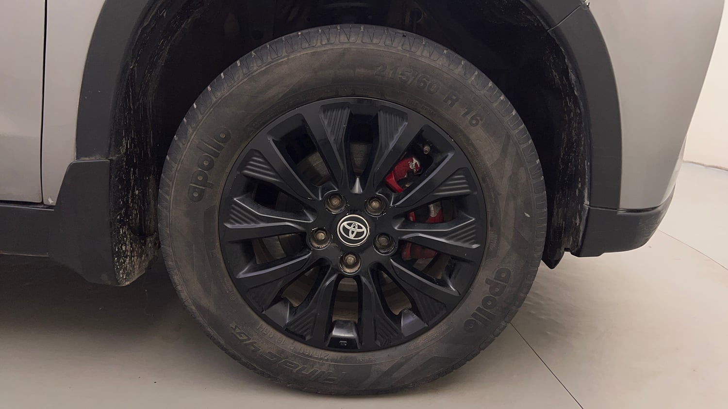 Used 2021 Toyota Urban Cruiser High Grade MT Petrol Manual tyres RIGHT FRONT TYRE RIM VIEW