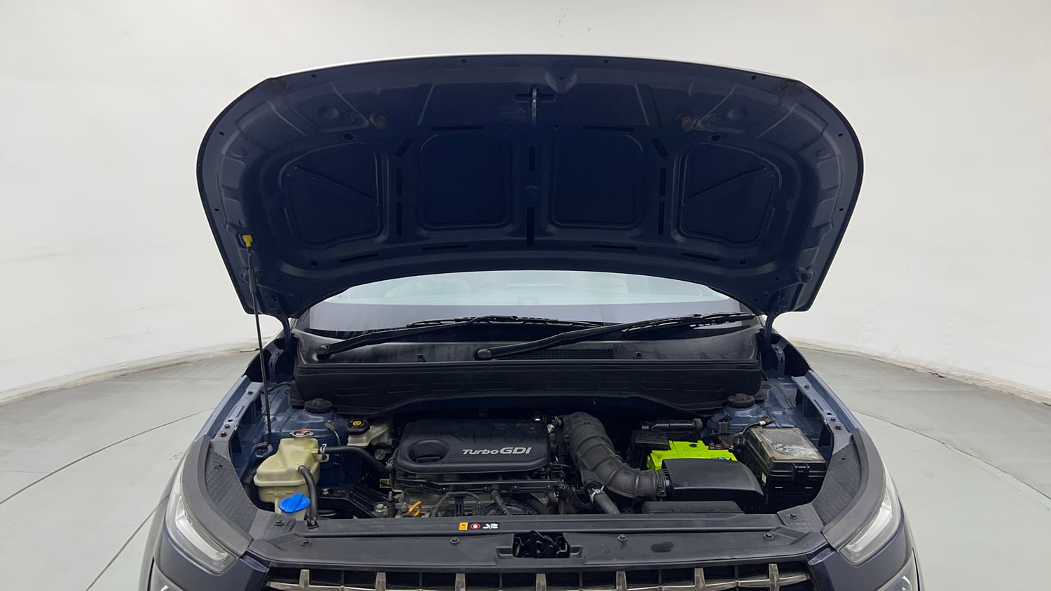 Used 2021 Hyundai Venue SX 1.0 Turbo Petrol Manual engine ENGINE & BONNET OPEN FRONT VIEW
