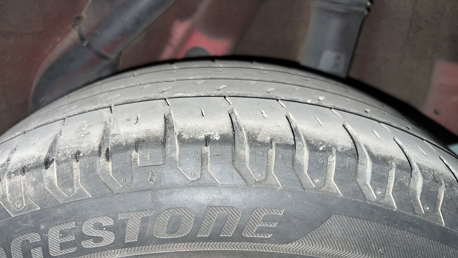 Used 2019 Hyundai Verna SX 1.6 VTVT Petrol Manual tyres LEFT REAR TYRE TREAD VIEW