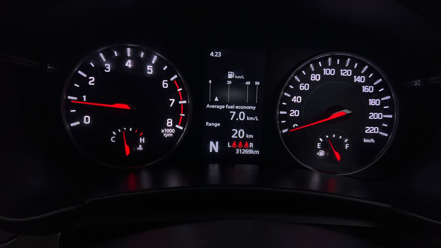 Used 2024 Maruti Suzuki Dzire ZXi Plus AMT Petrol Automatic interior CLUSTERMETER VIEW