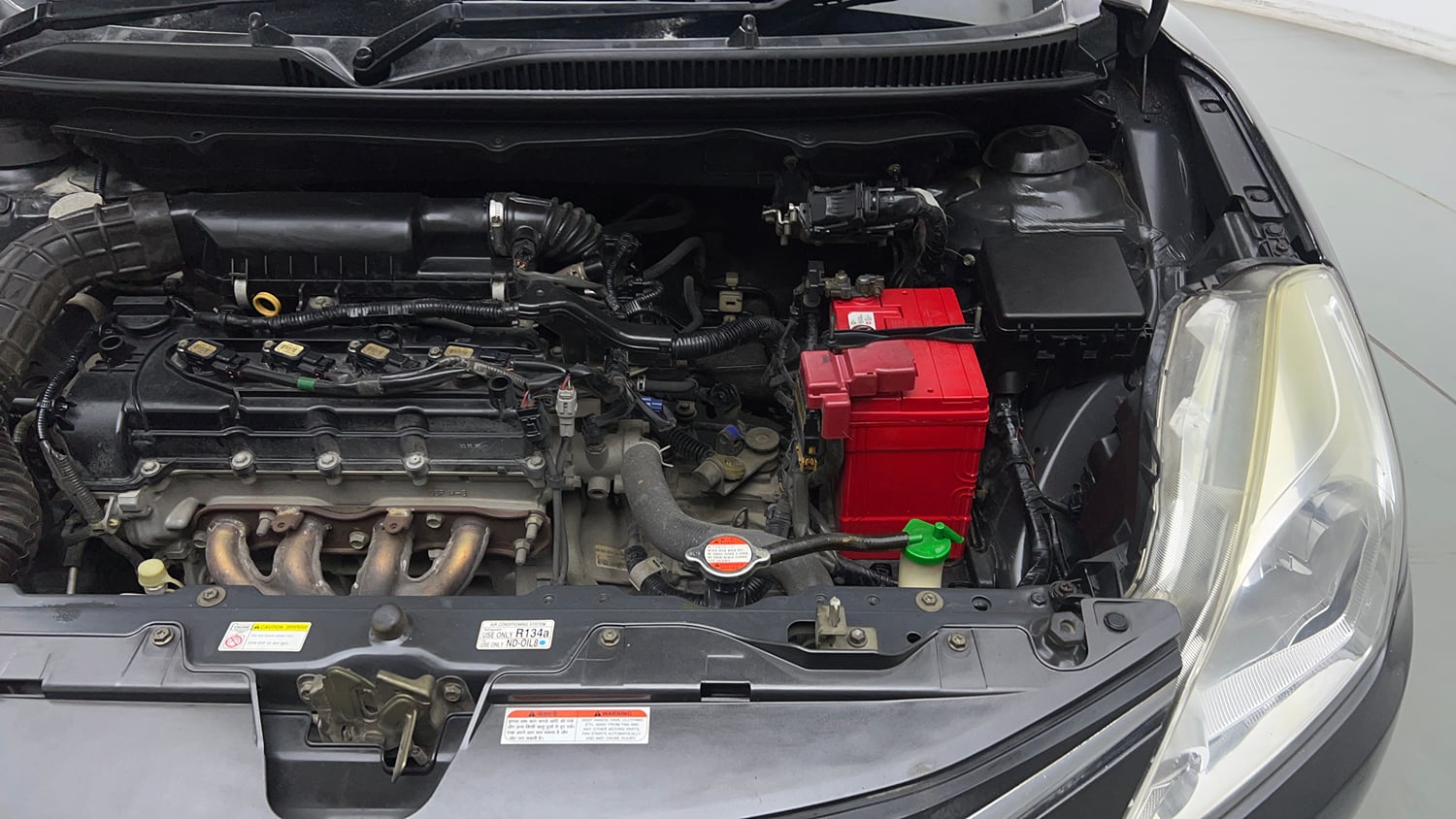 Used 2017 Maruti Suzuki Baleno Delta 1.2 Petrol Manual engine ENGINE LEFT SIDE VIEW