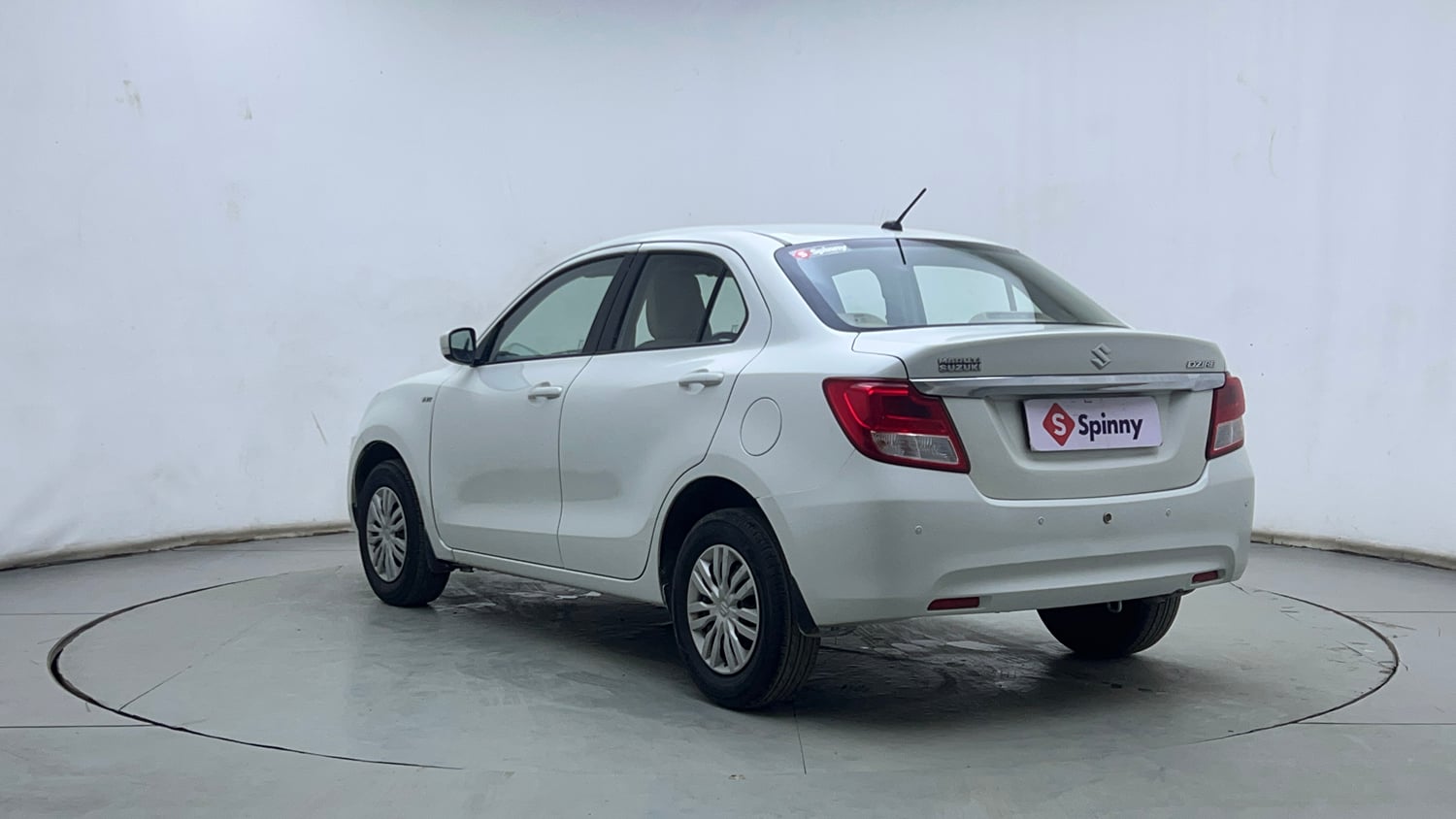 Used 2019 Maruti Suzuki Dzire VXi AMT Petrol Automatic exterior LEFT REAR CORNER VIEW