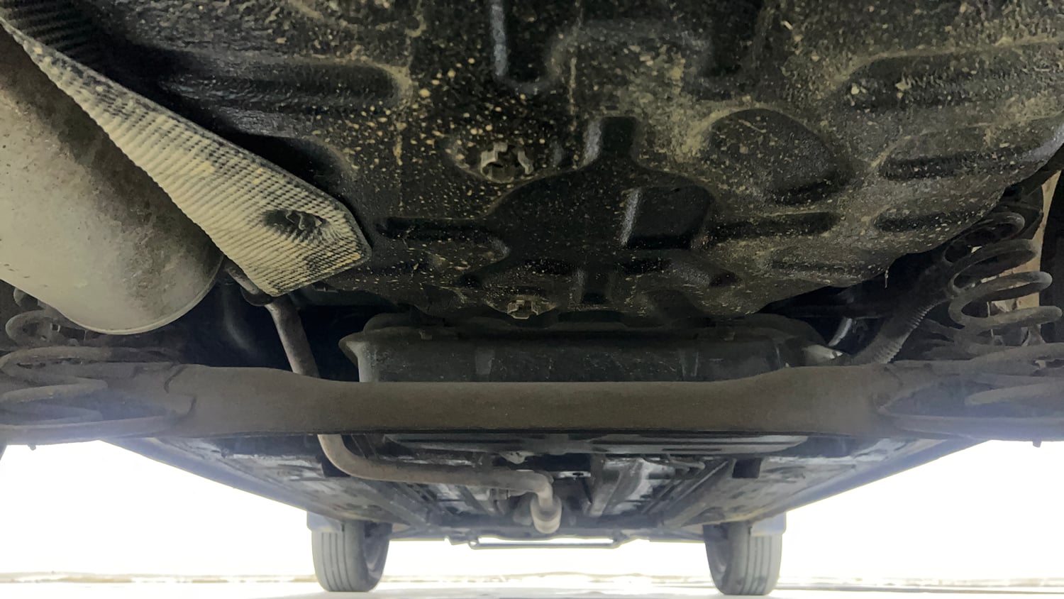 Used 2023 Renault Kiger RXZ AMT Petrol Automatic extra REAR UNDERBODY VIEW (TAKEN FROM REAR)