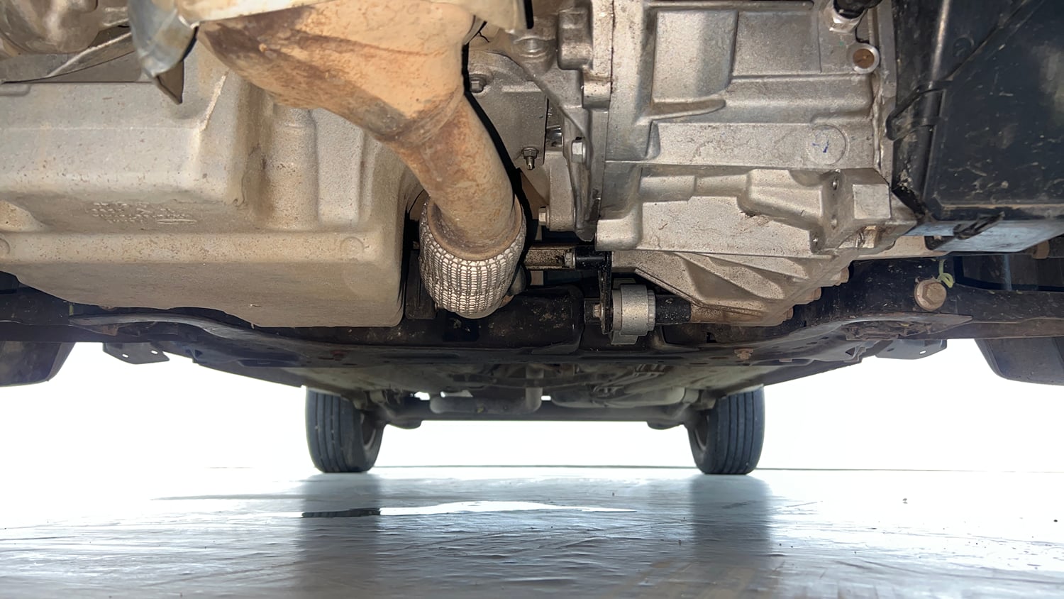 Used 2021 Ford EcoSport Trend 1.5L TDCi Diesel Manual extra FRONT LEFT UNDERBODY VIEW