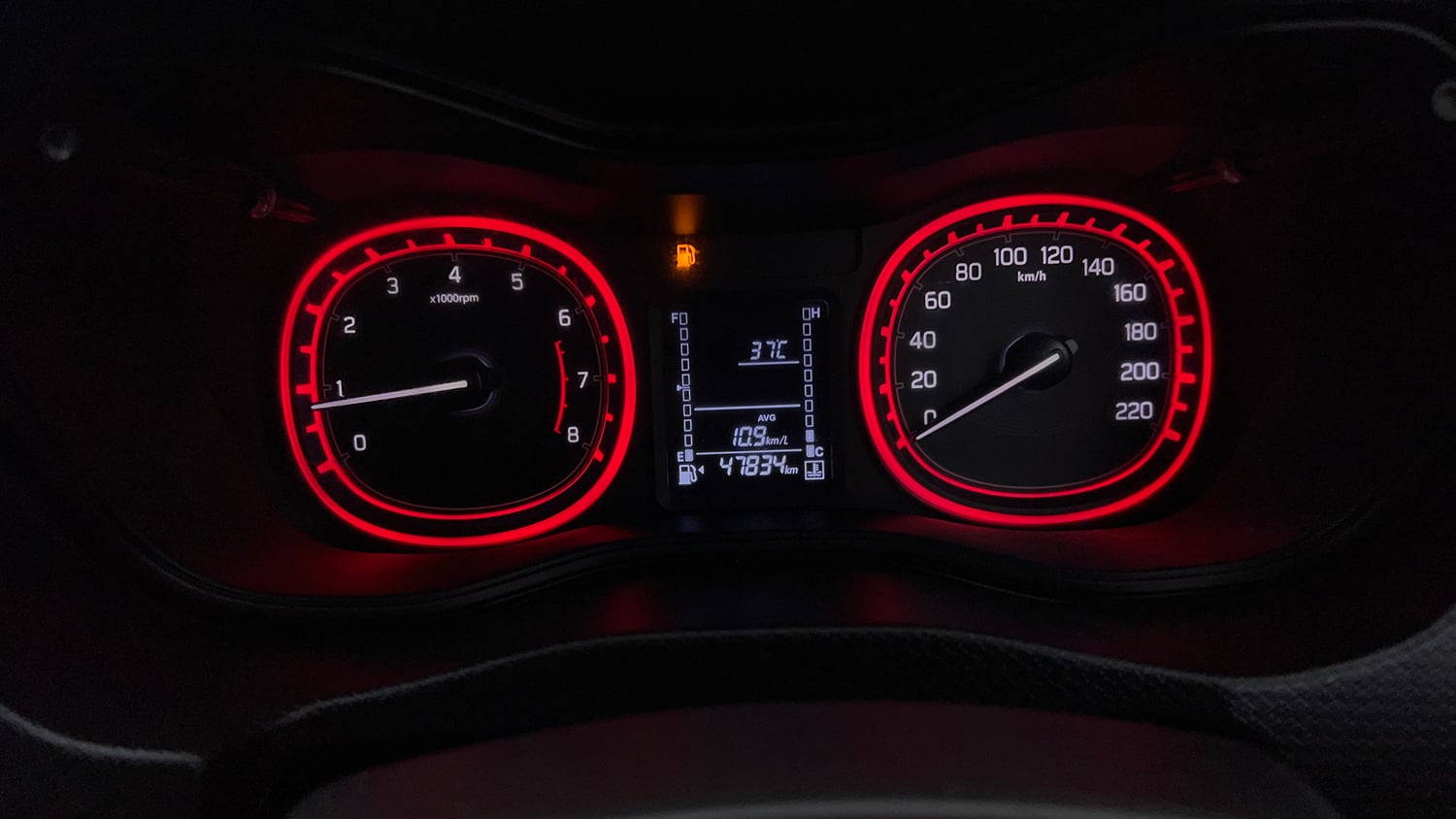 Used 2021 Toyota Urban Cruiser High Grade MT Petrol Manual interior CLUSTERMETER VIEW