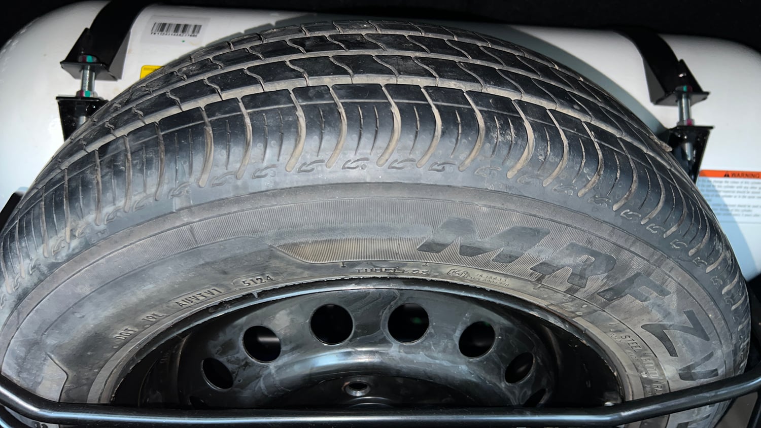 Used 2025 Maruti Suzuki Wagon R VXI 1.0 CNG Cng Manual tyres SPARE TYRE VIEW