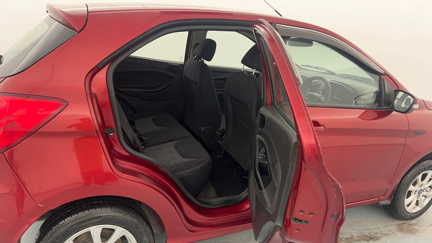 Used 2019 Ford Figo Titanium 1.2 Ti-VCT MT Petrol Manual interior RIGHT SIDE REAR DOOR CABIN VIEW