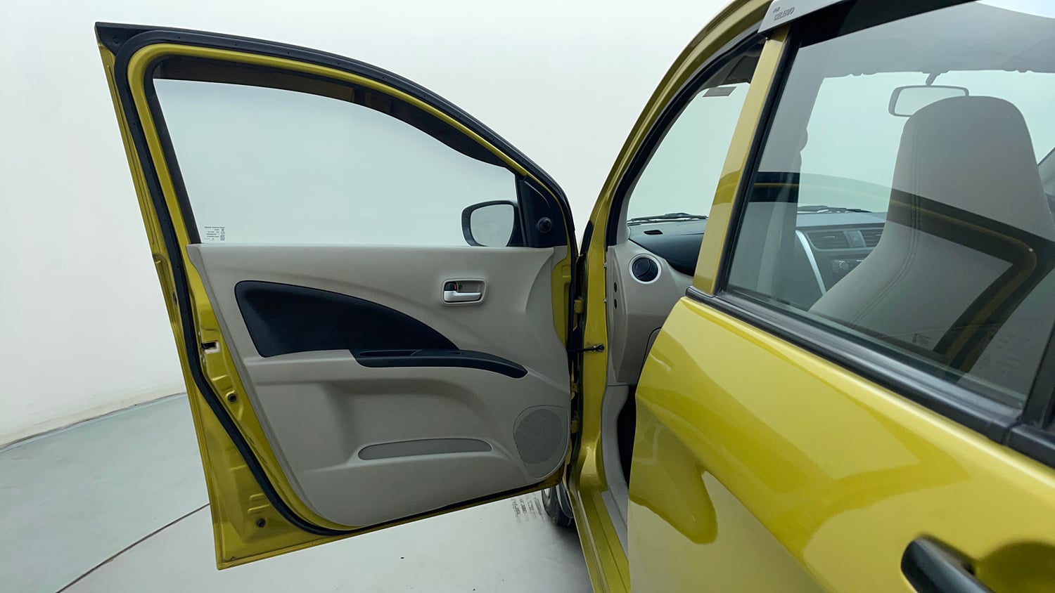 Used 2014 Maruti Suzuki Celerio VXi AMT Petrol Automatic interior LEFT FRONT DOOR OPEN VIEW