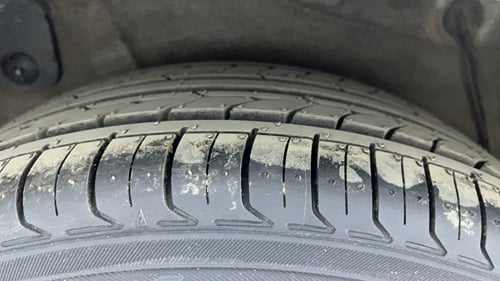 Used 2013 Hyundai Verna Fluidic 1.6 VTVT SX Petrol Manual tyres RIGHT REAR TYRE TREAD VIEW