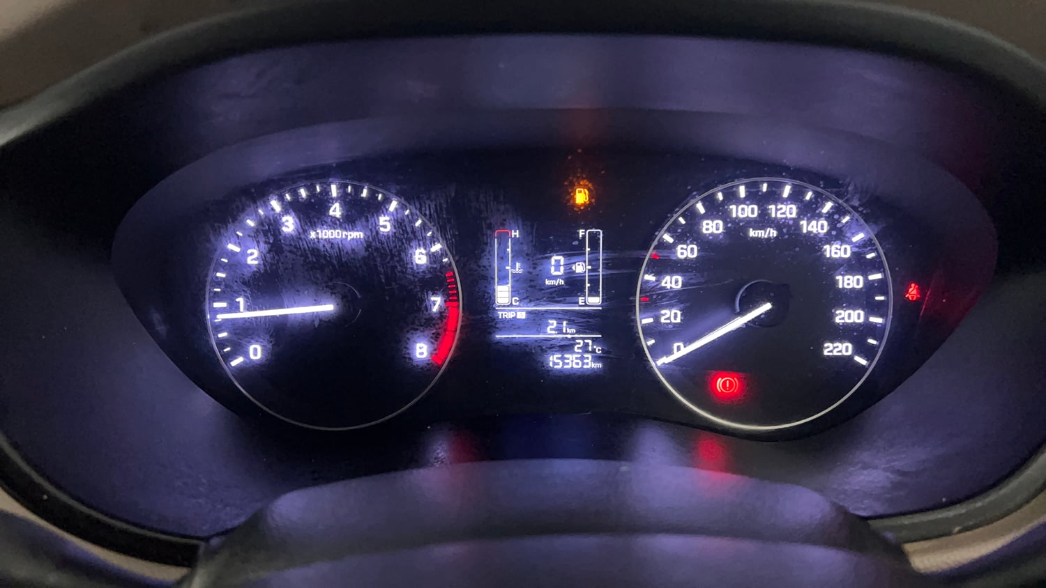 Used 2015 Hyundai Elite i20 Sportz 1.2 Petrol Manual interior CLUSTERMETER VIEW