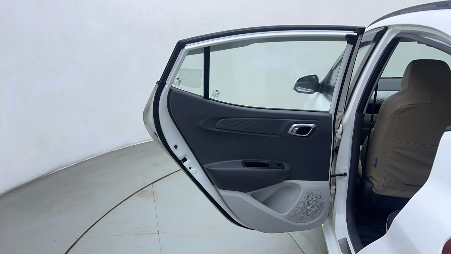 Used 2020 Hyundai Grand i10 Nios Sportz AMT 1.2 Kappa VTVT Petrol Automatic interior LEFT FRONT DOOR OPEN VIEW