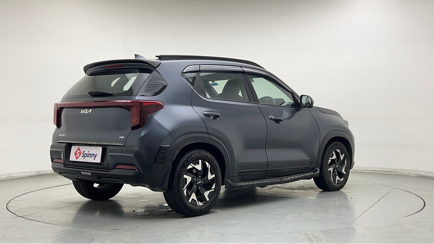 Used 2024 Kia Sonet X Line 1.0 Turbo Petrol DCT Petrol Automatic exterior RIGHT REAR CORNER VIEW