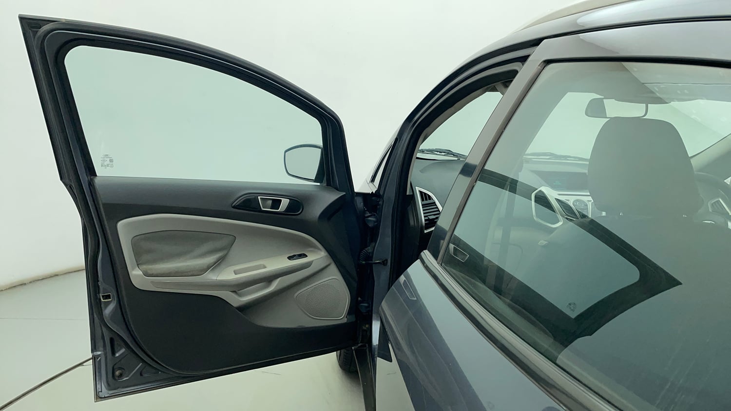 Used 2016 Ford EcoSport Titanium 1.5L TDCi Diesel Manual interior LEFT FRONT DOOR OPEN VIEW