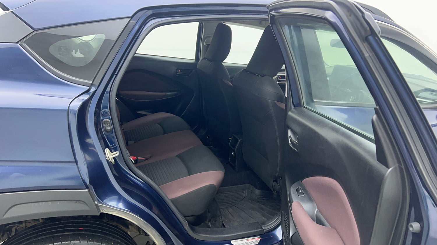 Used 2023 Maruti Suzuki Fronx Delta Plus 1.2L AGS Petrol Automatic interior RIGHT SIDE REAR DOOR CABIN VIEW