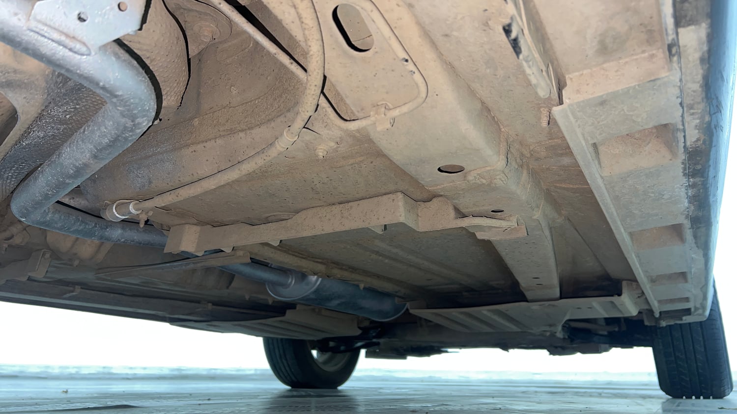 Used 2023 Maruti Suzuki Fronx Delta Plus 1.2L AGS Petrol Automatic extra REAR RIGHT UNDERBODY VIEW