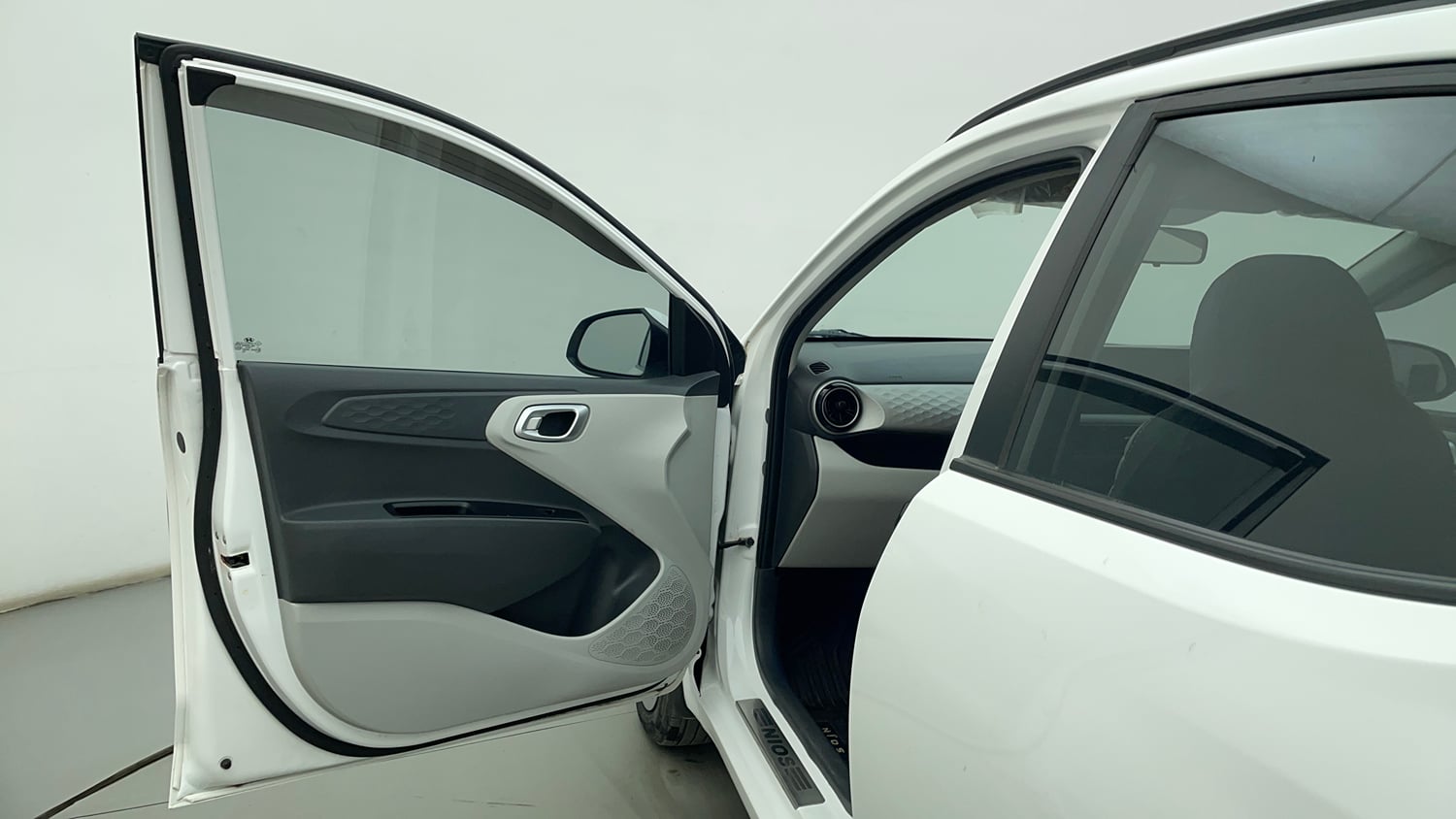 Used 2024 Hyundai Grand i10 Nios Sportz 1.2 Kappa VTVT Petrol Manual interior LEFT FRONT DOOR OPEN VIEW