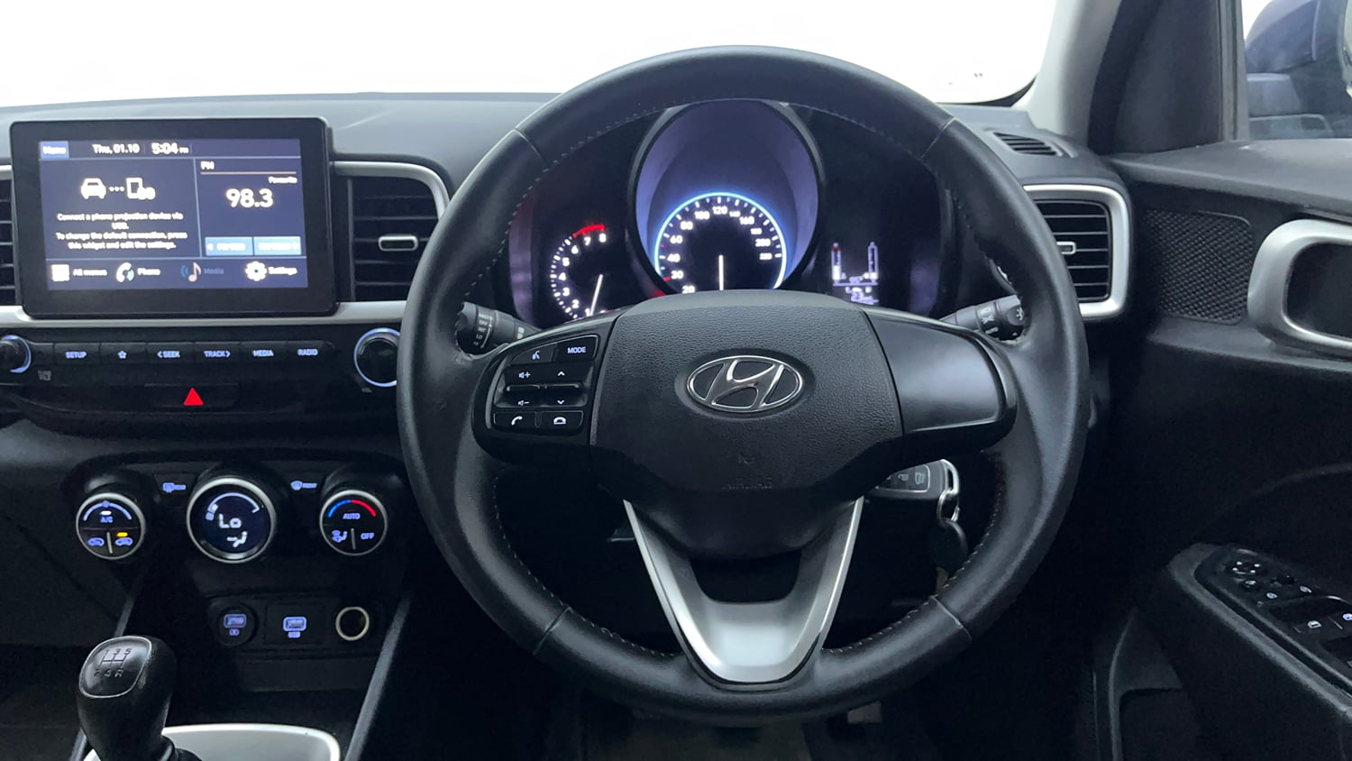 Used 2021 Hyundai Venue S Plus 1.2 Petrol Petrol Manual interior STEERING VIEW