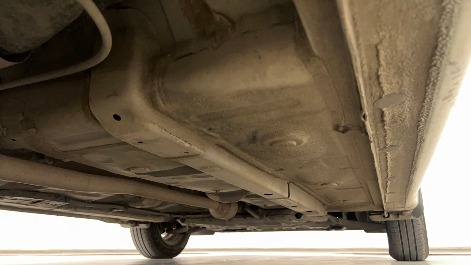 Used 2021 Hyundai Grand i10 Nios Sportz 1.2 Kappa VTVT CNG Cng Manual extra REAR RIGHT UNDERBODY VIEW
