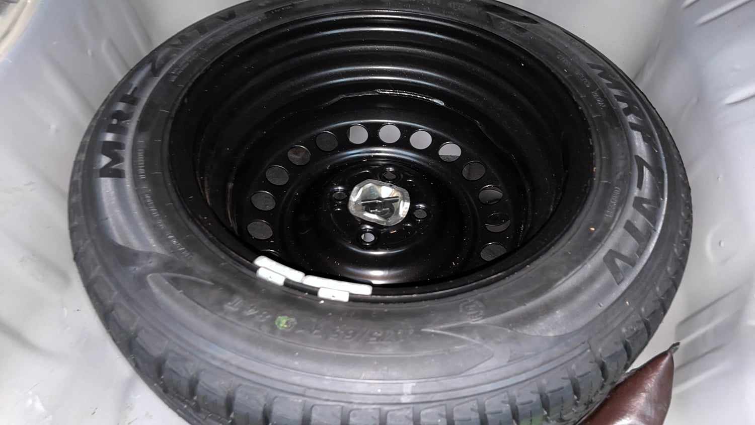 Used 2022 Honda City ZX CVT Petrol Petrol Automatic tyres SPARE TYRE VIEW