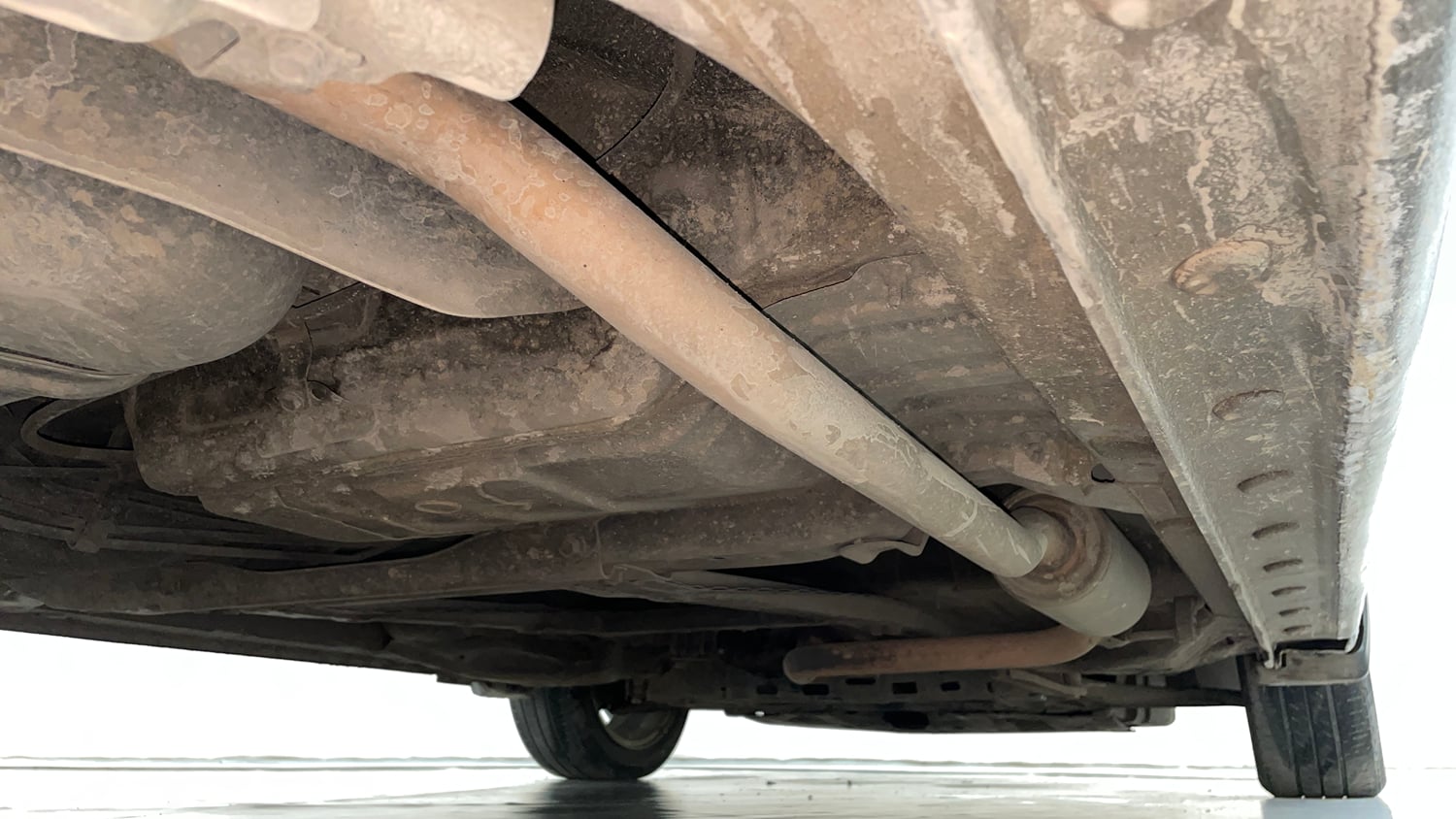 Used 2021 Honda City ZX CVT Petrol Petrol Automatic extra REAR RIGHT UNDERBODY VIEW