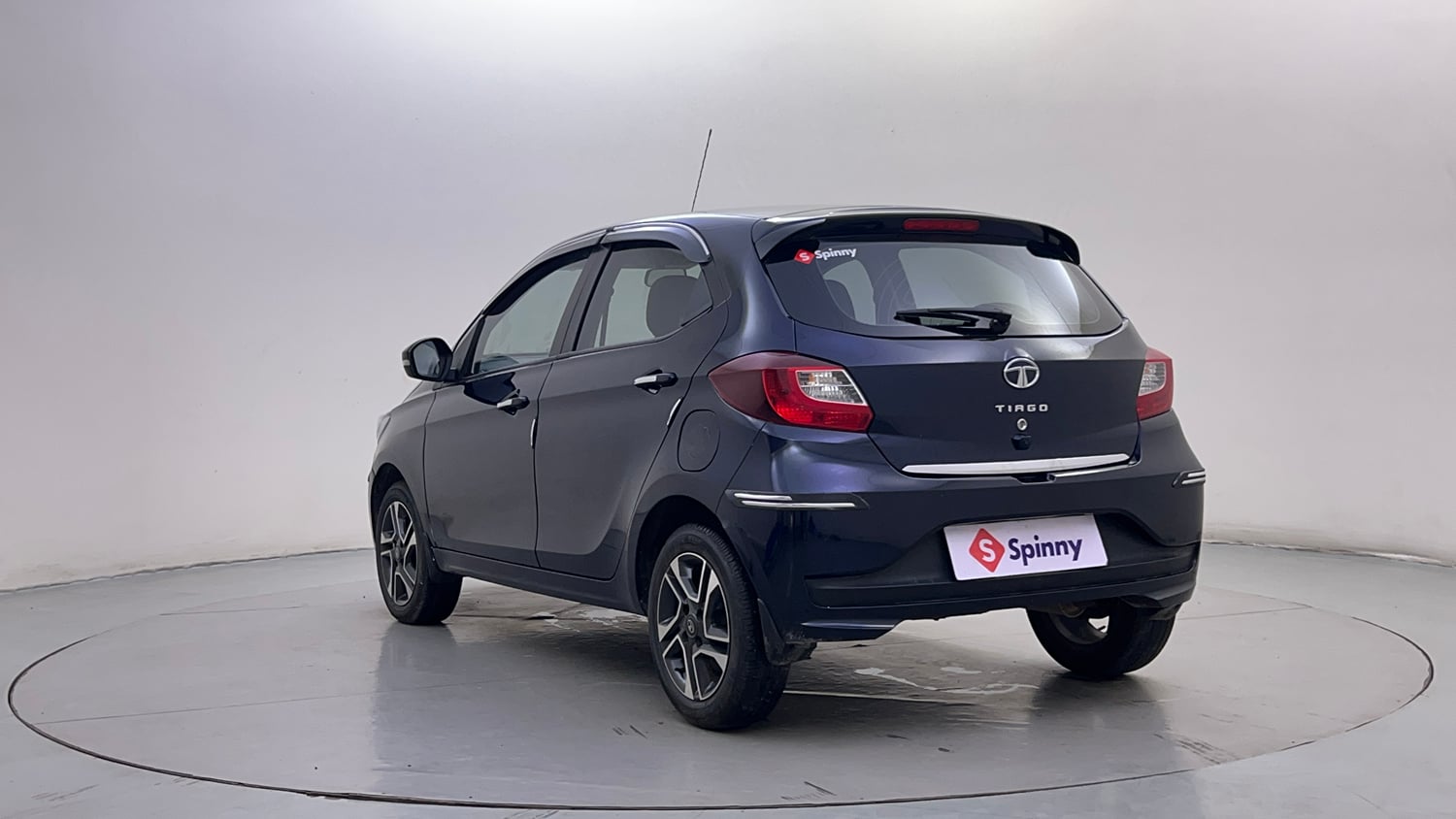 Used 2023 Tata Tiago XZA Plus Petrol Automatic exterior LEFT REAR CORNER VIEW