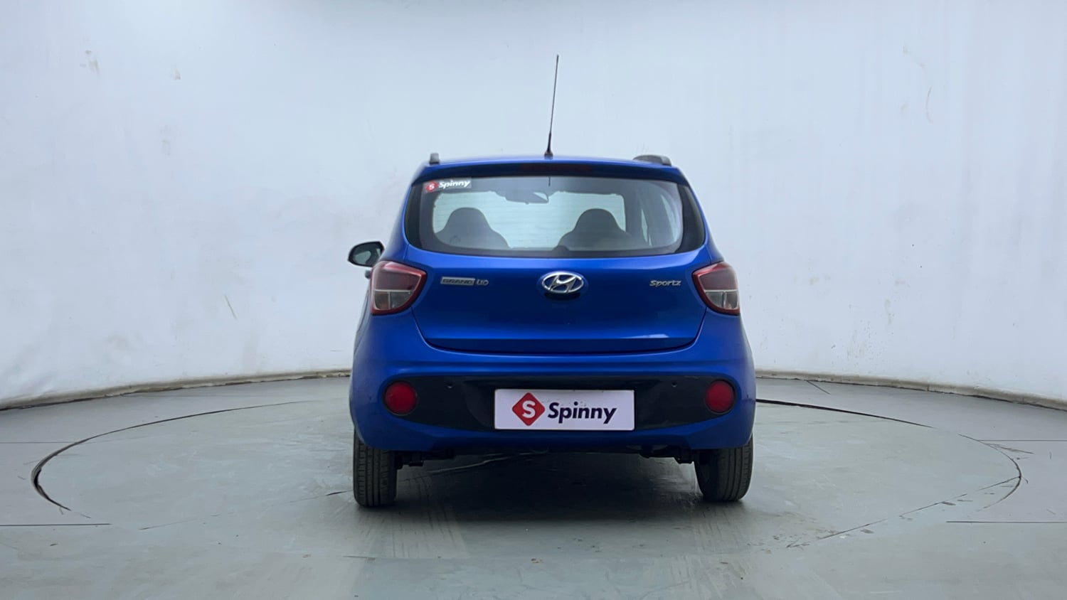 Used 2018 Hyundai Grand i10 Sportz AT 1.2 Kappa VTVT Petrol Automatic exterior BACK VIEW