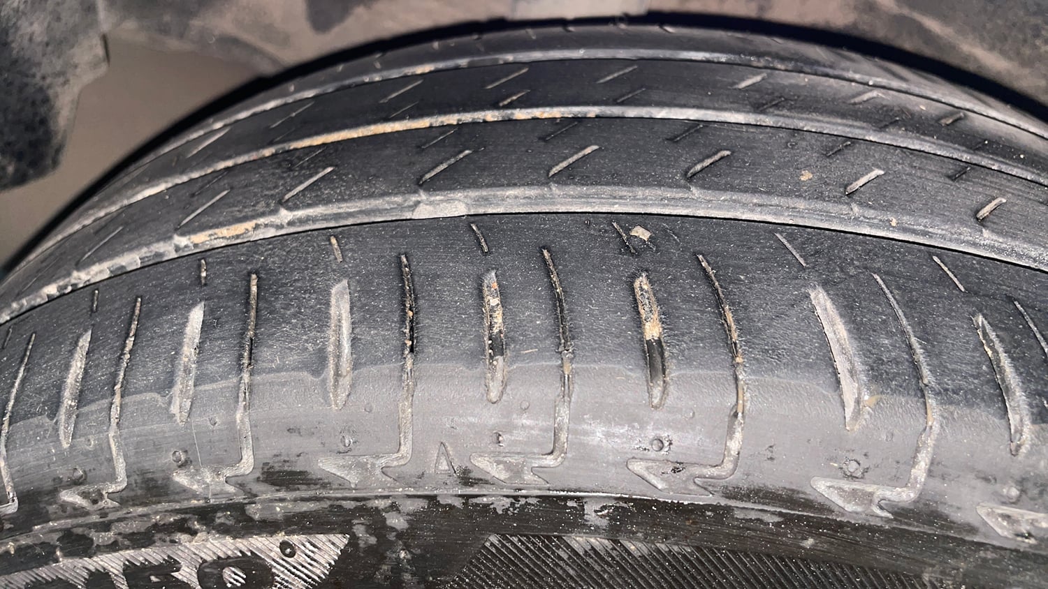 Used 2021 Honda City ZX CVT Petrol Petrol Automatic tyres RIGHT REAR TYRE TREAD VIEW