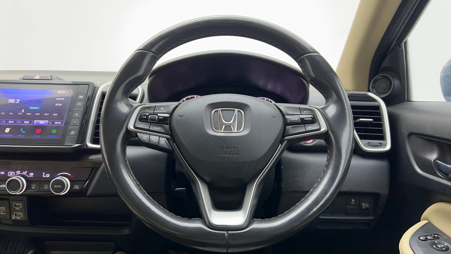 Used 2021 Honda City ZX Petrol Petrol Manual interior STEERING VIEW