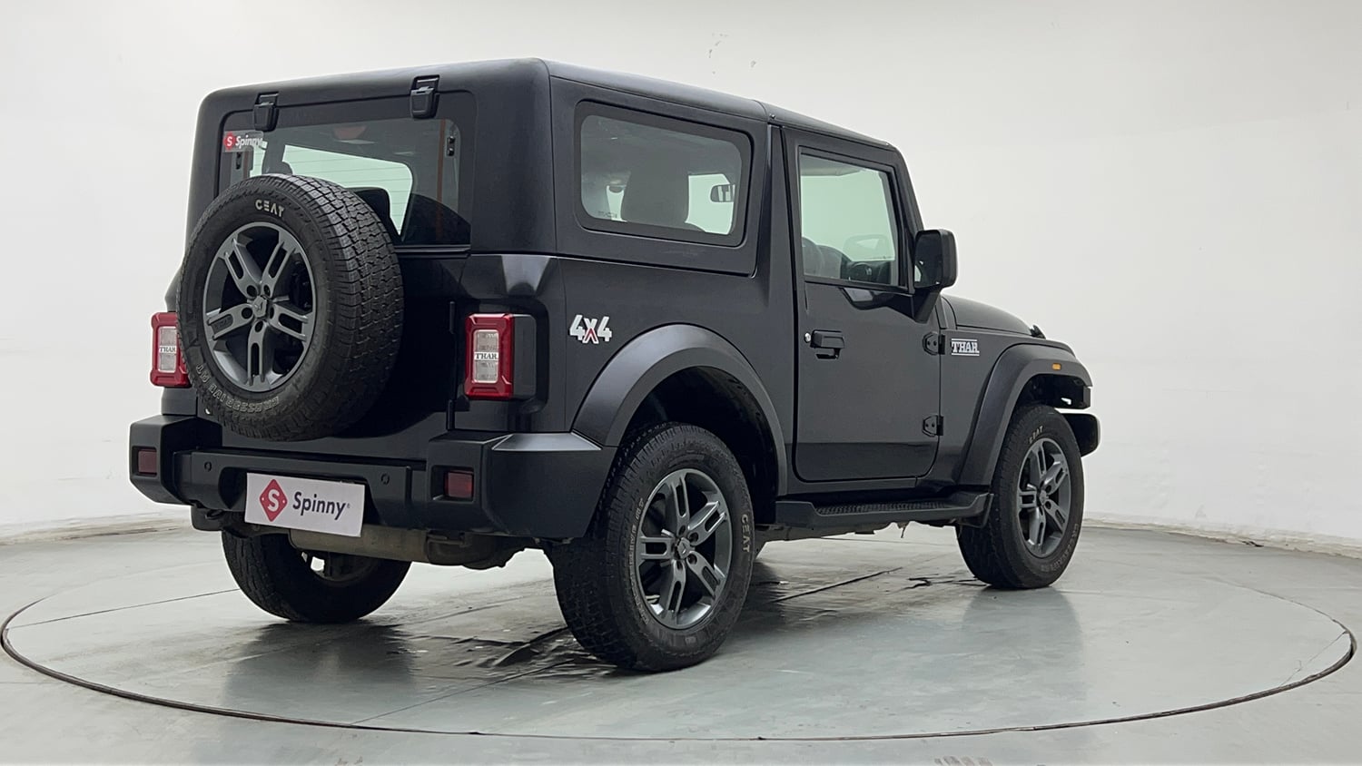 Used 2023 Mahindra Thar LX Hard Top Petrol MT 4WD Petrol Manual exterior RIGHT REAR CORNER VIEW