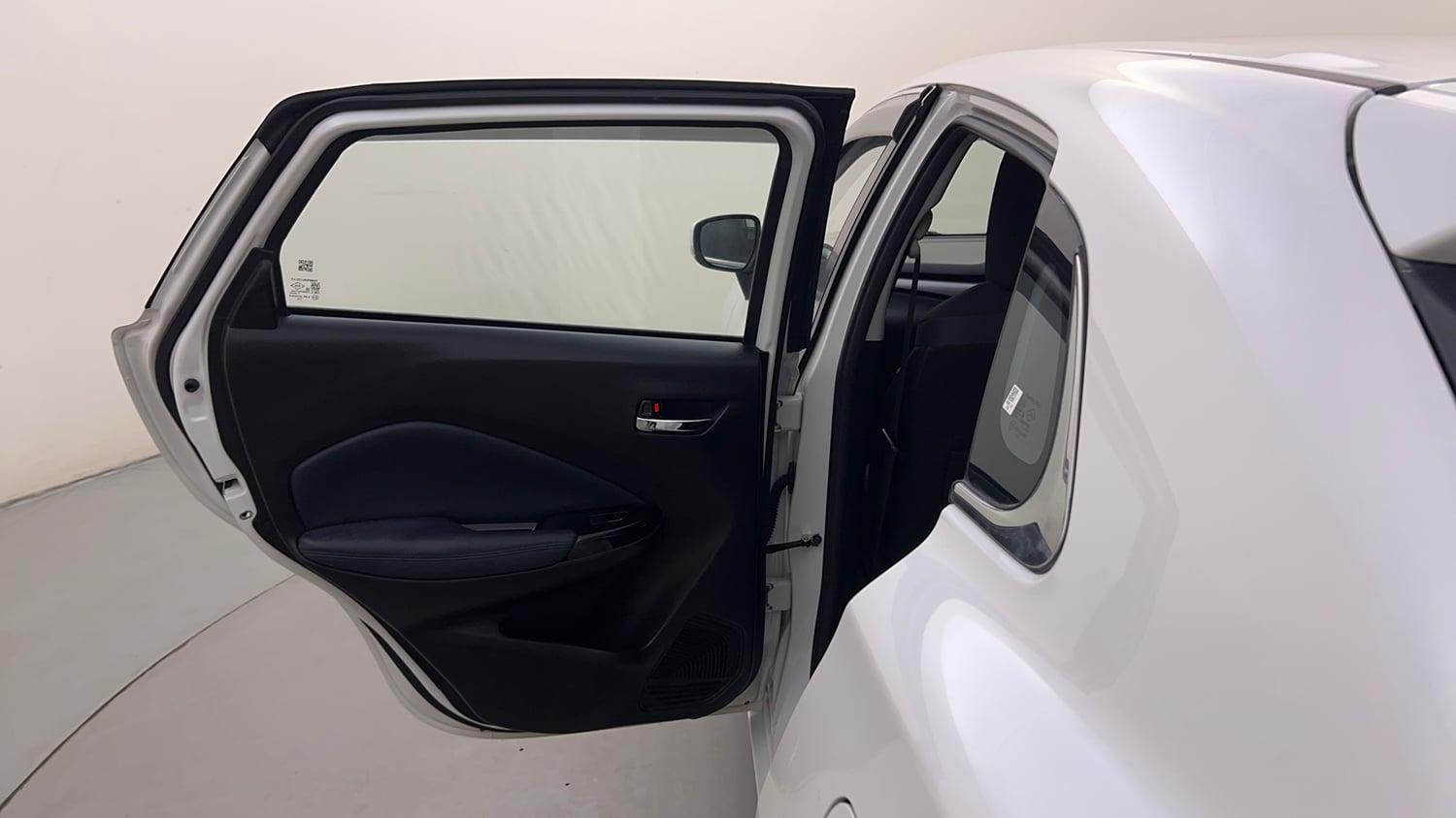 Used 2026 Maruti Suzuki Baleno Zeta MT CNG Cng Manual interior LEFT REAR DOOR OPEN VIEW
