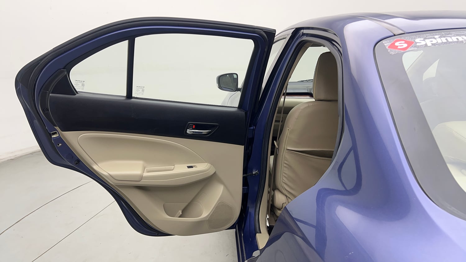 Used 2018 Maruti Suzuki Dzire VXi Petrol Manual interior LEFT REAR DOOR OPEN VIEW