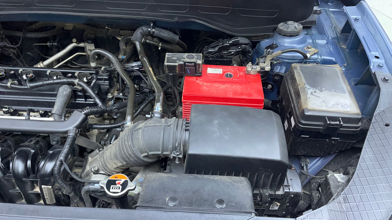 Used 2021 Hyundai Venue S Plus 1.2 Petrol Petrol Manual engine ENGINE LEFT SIDE VIEW