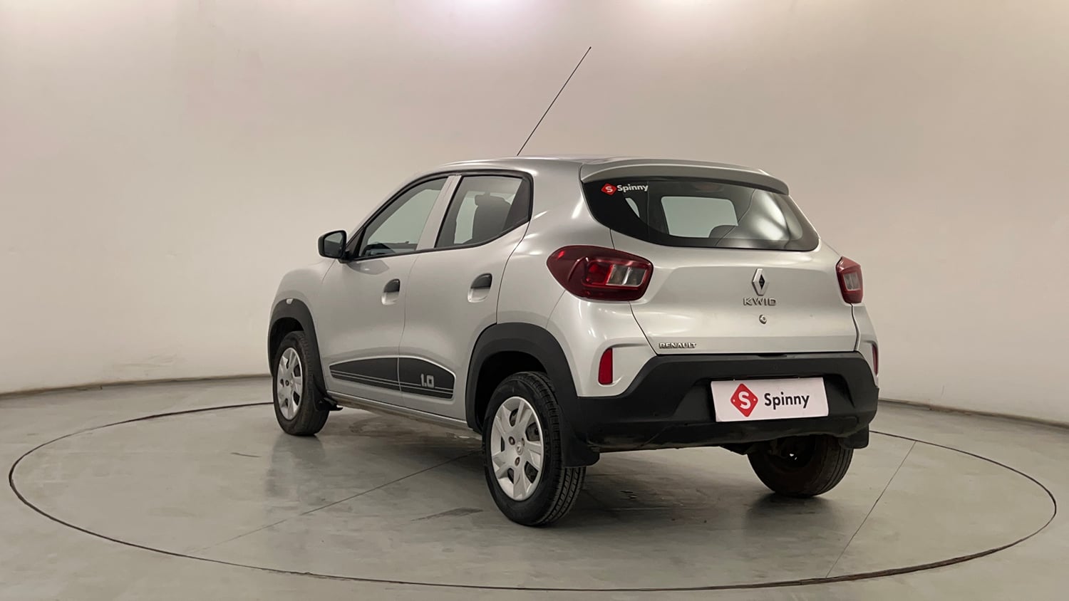 Used 2022 Renault Kwid RXL (O) 1.0 Petrol Manual exterior LEFT REAR CORNER VIEW