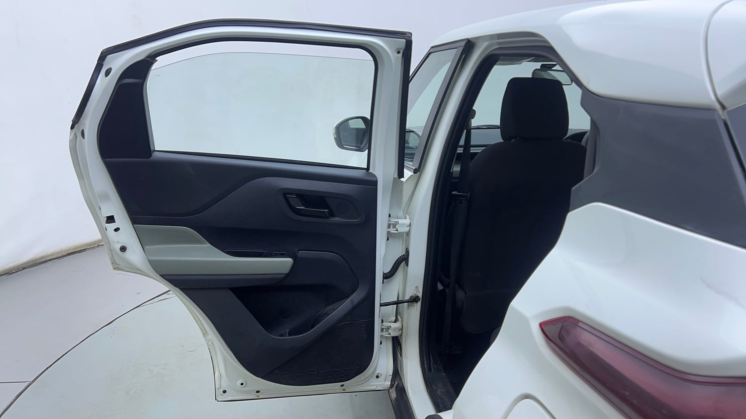 Used 2023 Tata Punch Adventure Rhythm Pack AMT Petrol Automatic interior LEFT REAR DOOR OPEN VIEW
