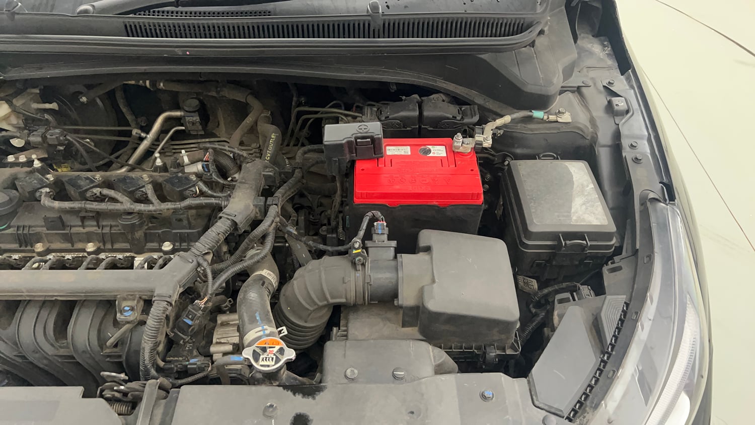 Used 2024 Hyundai New i20 Asta (O) 1.2 IVT Petrol Automatic engine ENGINE LEFT SIDE VIEW