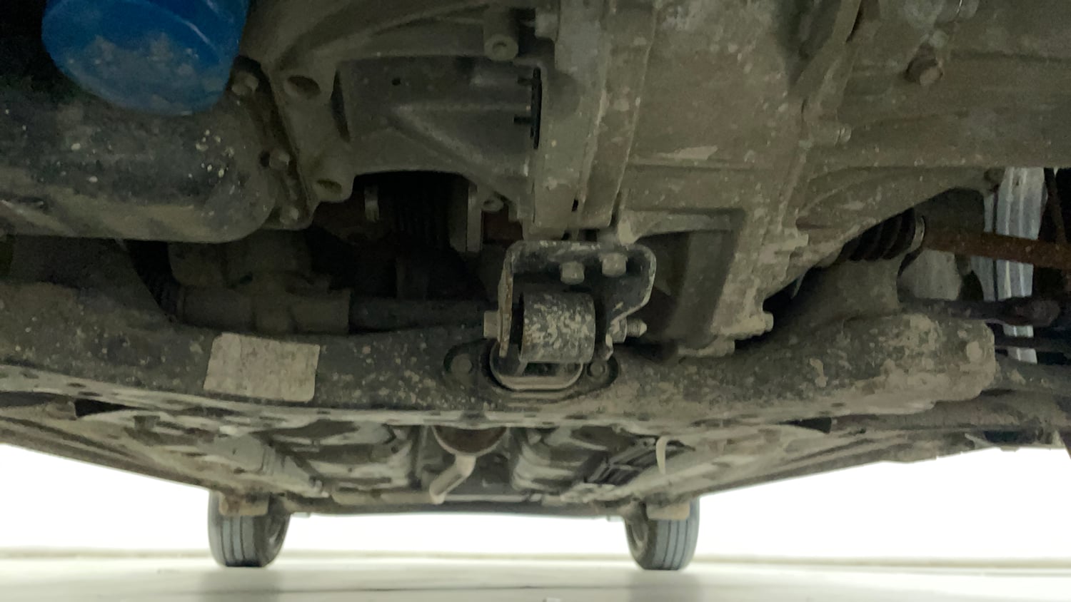 Used 2024 Hyundai Grand i10 Nios Sportz 1.2 Kappa VTVT Petrol Manual extra FRONT LEFT UNDERBODY VIEW