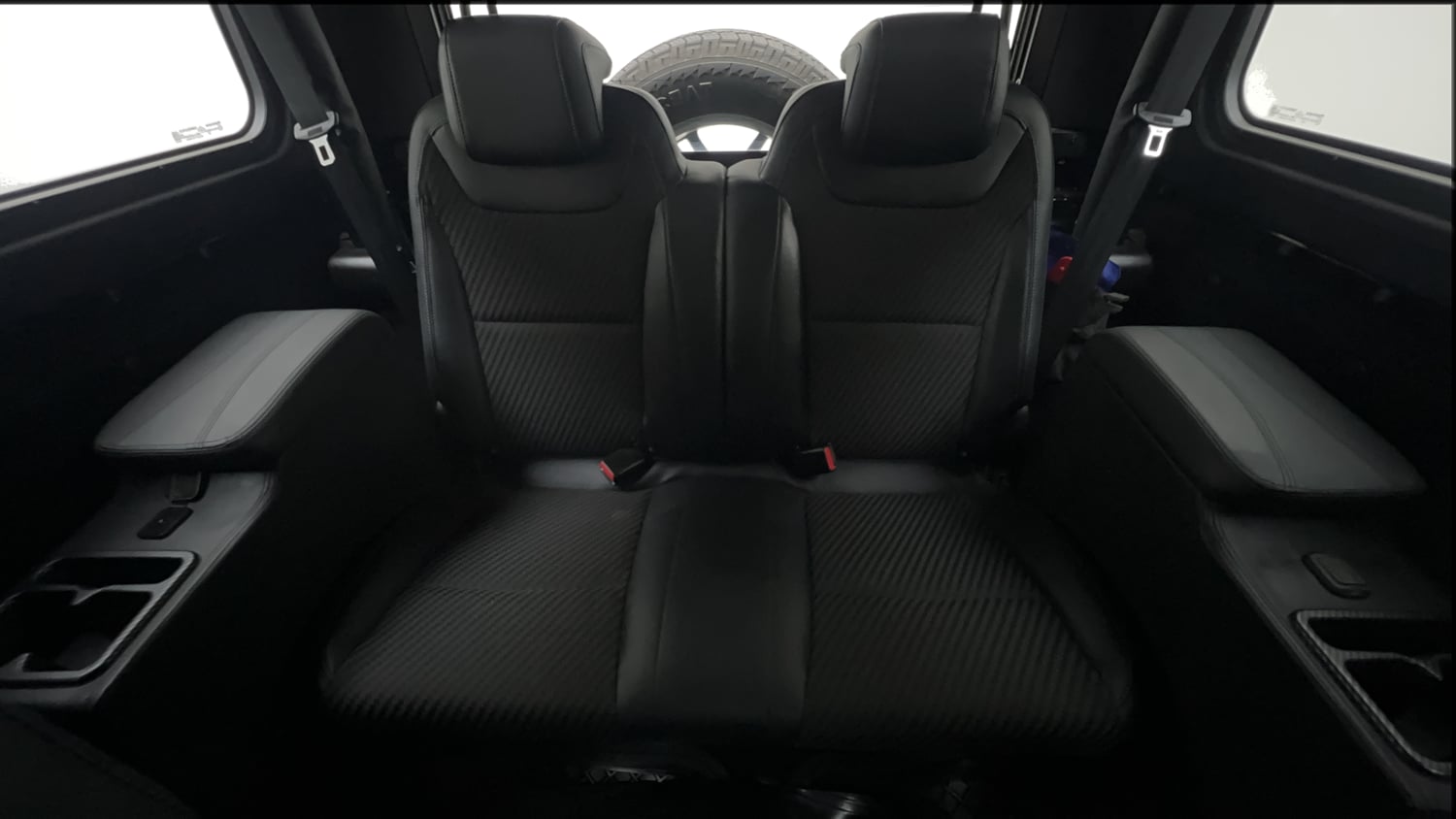 Used 2023 Mahindra Thar LX Hard Top Petrol MT 4WD Petrol Manual interior REAR SEAT CONDITION VIEW
