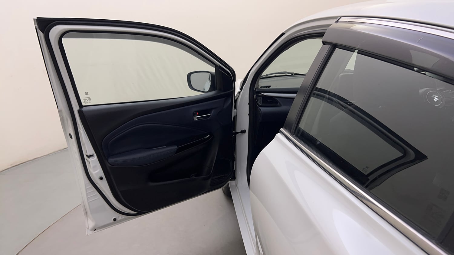 Used 2026 Maruti Suzuki Baleno Zeta MT CNG Cng Manual interior LEFT FRONT DOOR OPEN VIEW