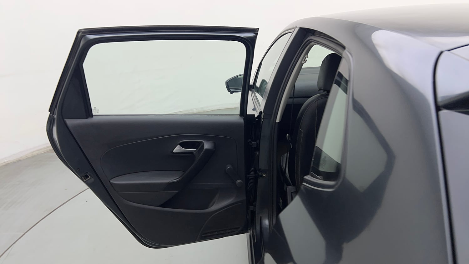 Used 2018 Volkswagen Polo Trendline 1.2L (P) Petrol Manual interior LEFT REAR DOOR OPEN VIEW